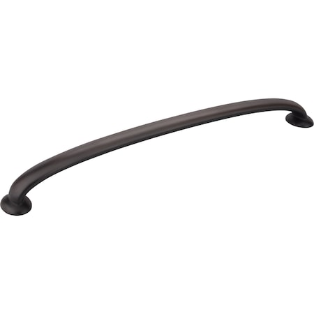 Jeffrey Alexander 12" Center-to-Center Brushed Oil Rubbed Bronze Hudson Appliance Handle 650-12DBAC